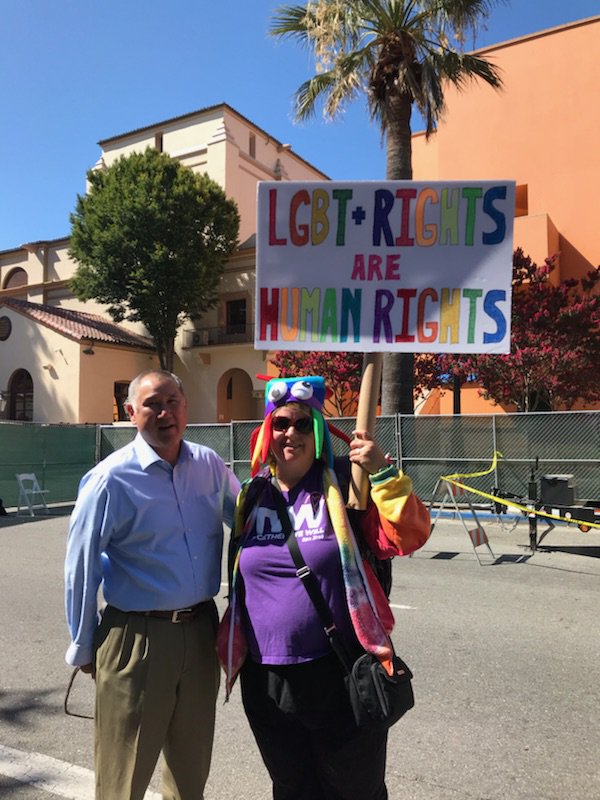 Hirokawa2018's tweet photo. Had a great time at the Silicon Valley Pride Parade this morning. Come and join the festival which lasts until 6pm! #svpride2018 #unitydiversitystrength https://t.co/3vxI7Ilv5o