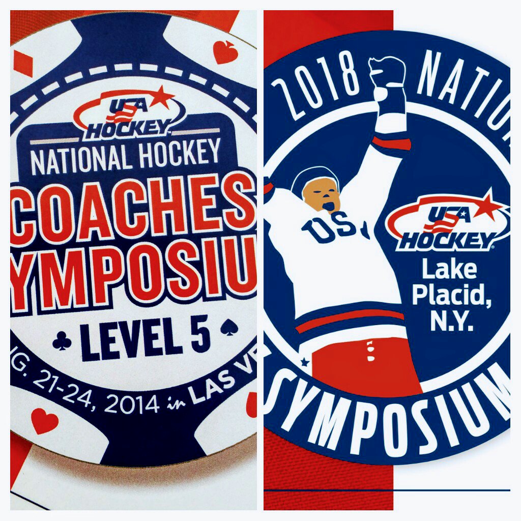 BridgesMike08's tweet photo. Just finished my 2nd Level 5 USA Hockey Coaching Symposium,  not because I had to but I wanted to.  Can't expect players to put the effort into getting better if you the coach won't!  #2018NHCS https://t.co/kDfy2Dslhl