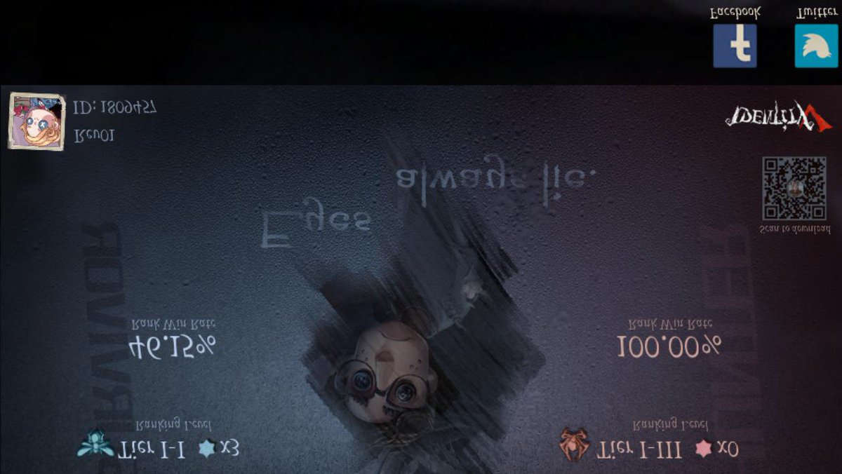 _WOWV_X's tweet photo. I'm playing Identity V. Fancy a game? https://t.co/y9QEEJS9KE