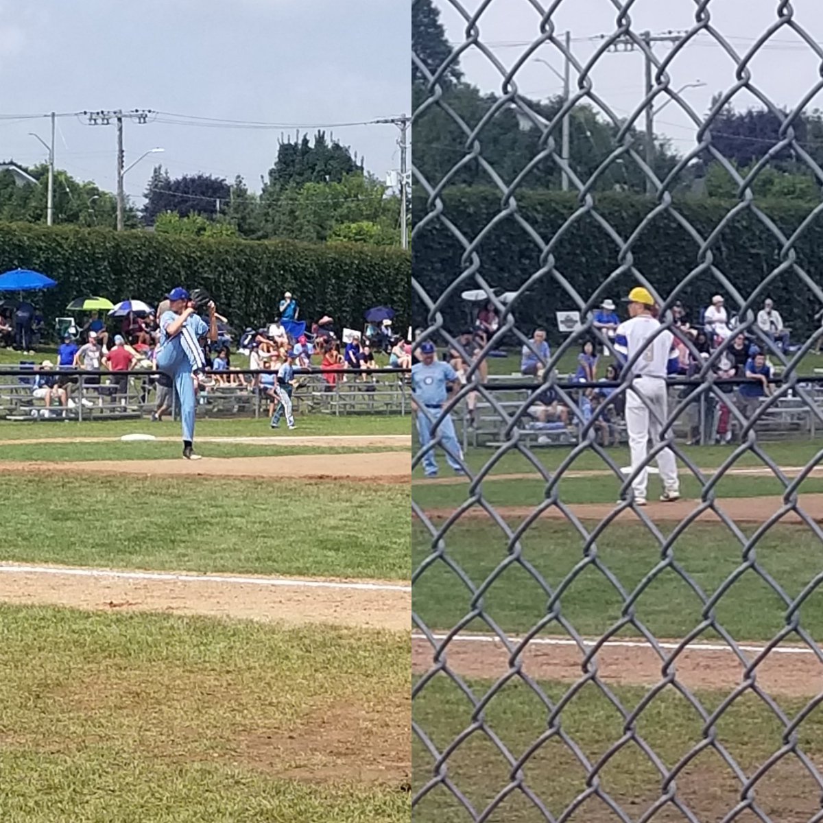 Great pitching matchup this morning at the <a href="/baseballcanada/">Baseball Canada 🇨🇦⚾️</a> 15U Nationals. Mets 15U &amp; Oshawa RHP <a href="/TurnerSpoljaric/">Turner Spoljaric</a> and Brampton LHP <a href="/BrattMitchell/">Mitch Bratt</a> both throw CG's. Brampton wins 3-1 to advance. #FutureIsBright