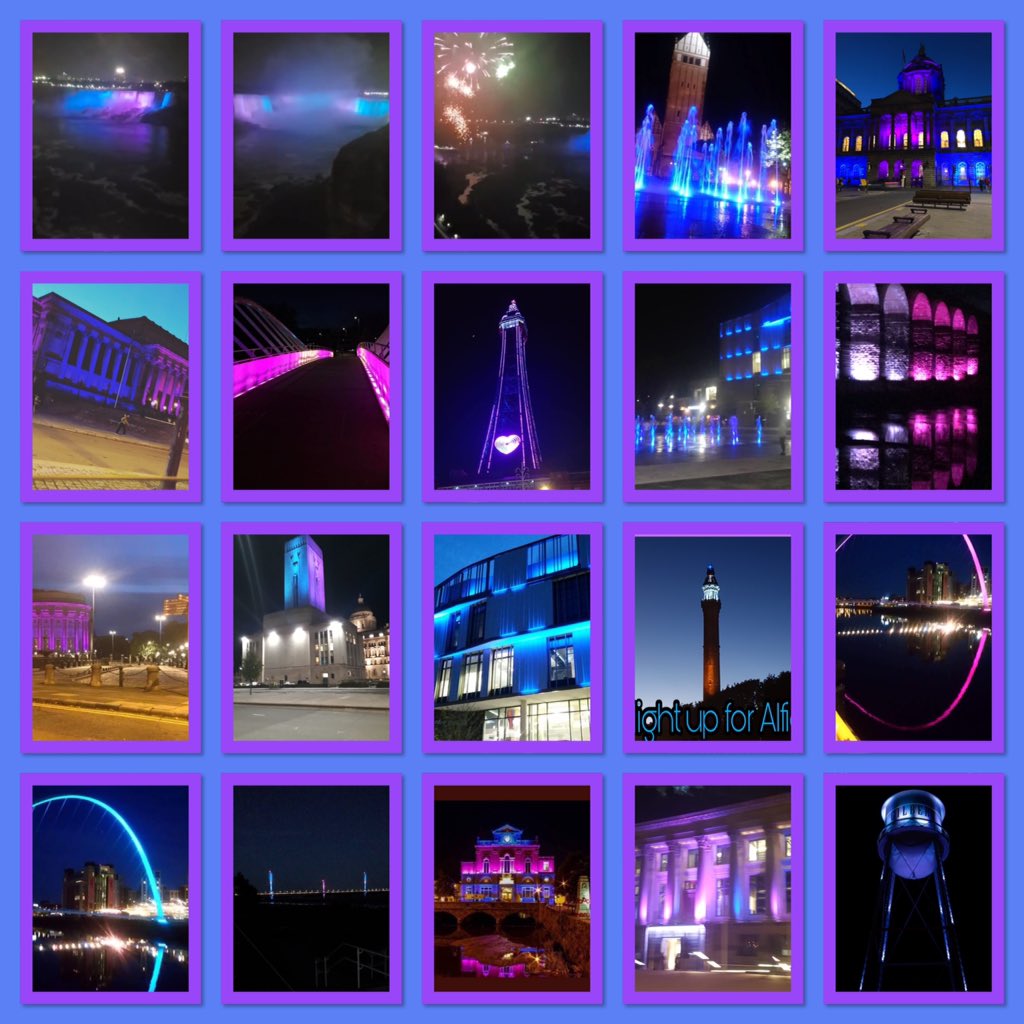 #ALFIESARMY (@alfiesarmy16) on Twitter photo Yesterday we had Alfies picnic, and light up for Alfie.Thank you to all those who helped make these events happen. Here are some of the places that lit up for Alfie,inc UK, USA .Poland and Canada with Niagra Falls & fireworks & tree planted for our beautiful warrior #AllForAlfie Yesterday we had Alfies picnic, and light up for Alfie.Thank you to all those who helped make these events happen. Here are some of the places that lit up for Alfie,inc UK, USA .Poland and Canada with Niagra Falls & fireworks & tree planted for our beautiful warrior #AllForAlfie