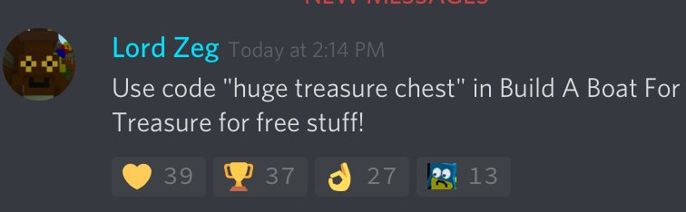 Build A Boat For Treasure Not Chillz Studios Twitter - roblox build a boat for treasure codes december 2018