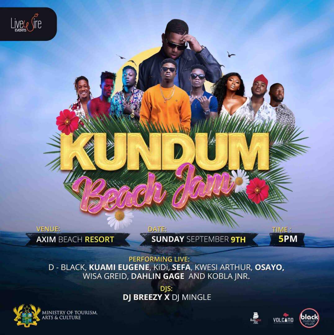 kobbywis's tweet photo. Let’s go to Axim Chale !!!! It’s bout to be mad !!! With @dahlingage1 @wisagreid @kidimusic @kuamieugene @s3fa_gh @kwesiarthur_ @koblajnr @osayomusic @iamdjbreezygh @iamdjmingle & More !!!! Axim Beach R 4 the weekend !! 9th September!!! Turn up!!! #KundumFestival #LivewireEvents https://t.co/guPvJEklB8