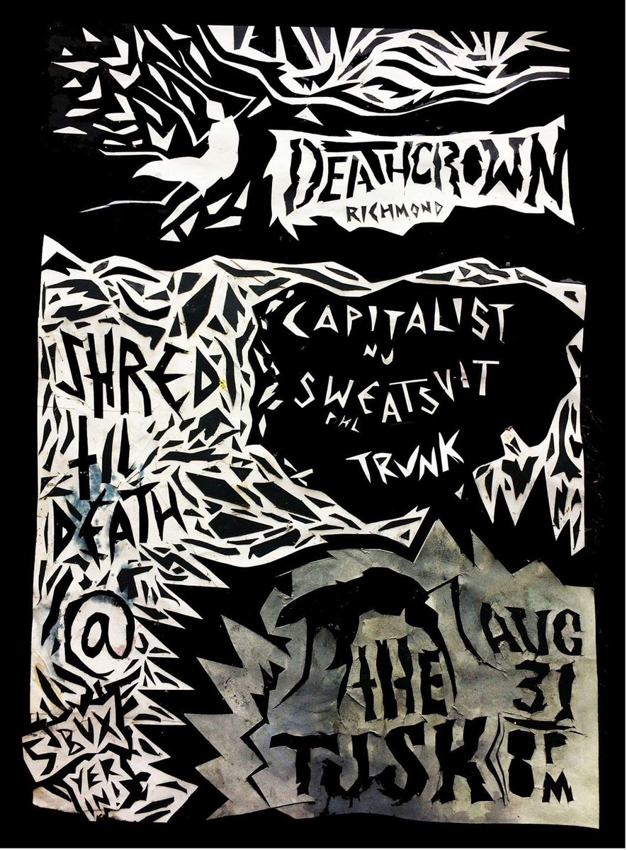 trunkdoom's tweet photo. Friday @ The TUSK in Philly #trunkdoom #hippiedeathmetal #deathcrown #metal #doom #stoner #rock #deathmetal #diy #philly https://t.co/BMVBR6f74l