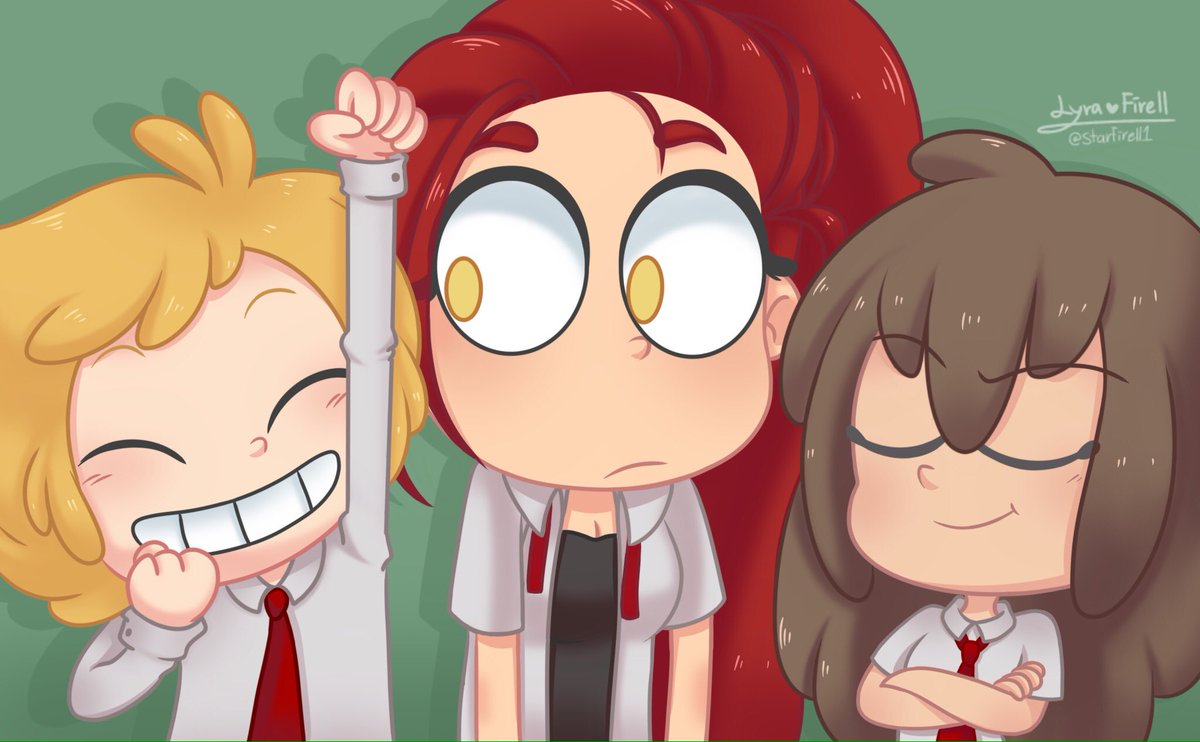 StarFirell1's tweet photo. Segundo screenshot re draw! Y ahora con Sigfrid 👀🐥🦊🐻(re subido por un error srry :,D) #FNAFHSGB #FHS https://t.co/ci20TdY9Nd
