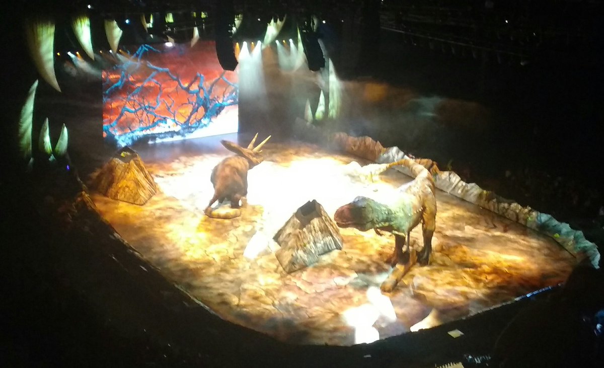 Great show at <a href="/WWDLive/">Walking w/ Dinosaurs</a> for all ages :-)