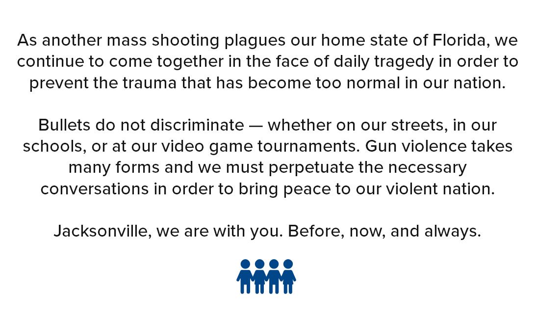 We should not have to experience #AnotherFLShooting. We must #StopGunViolence. 

✊<a href="/march4livesjax/">March For Our Lives Jacksonville</a>🧡
