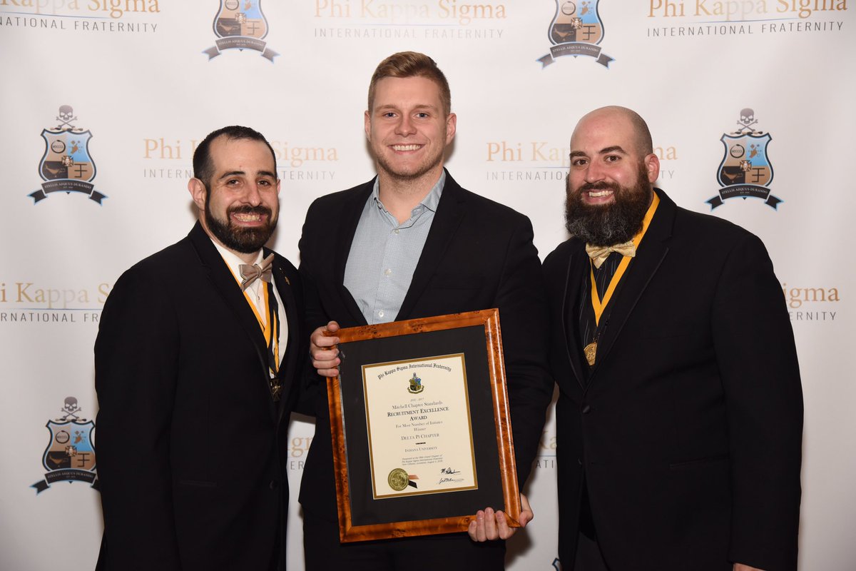 indianaskulls's tweet photo. Proud to receive the Recruitment Excellence Award at the Phi Kappa Sigma Grand Chapter! https://t.co/dvFq2yAupO