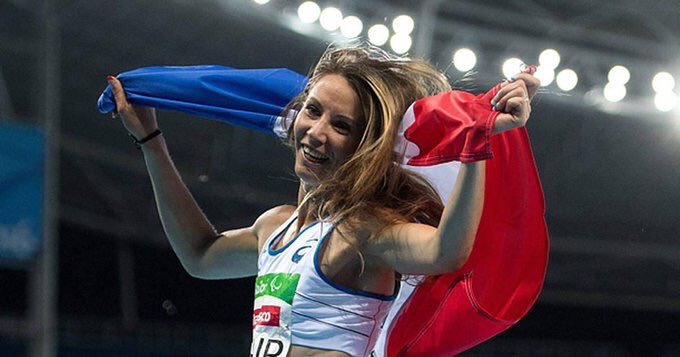 Félicitations à <a href="/mariealefur/">Le Fur Marie Amelie</a> première athlète à sauter au delà des 6m en Para Athlétisme ! 
Quel retour à la compétition de la part de notre ambassadrice #Paris2024 ! 🇫🇷💪🏽 

Bravo à l’ensemble de la délégation pour ces 39 médailles 😍 <a href="/FRAparalympique/">Comité Paralympique et Sportif Français</a> #Berlin2018