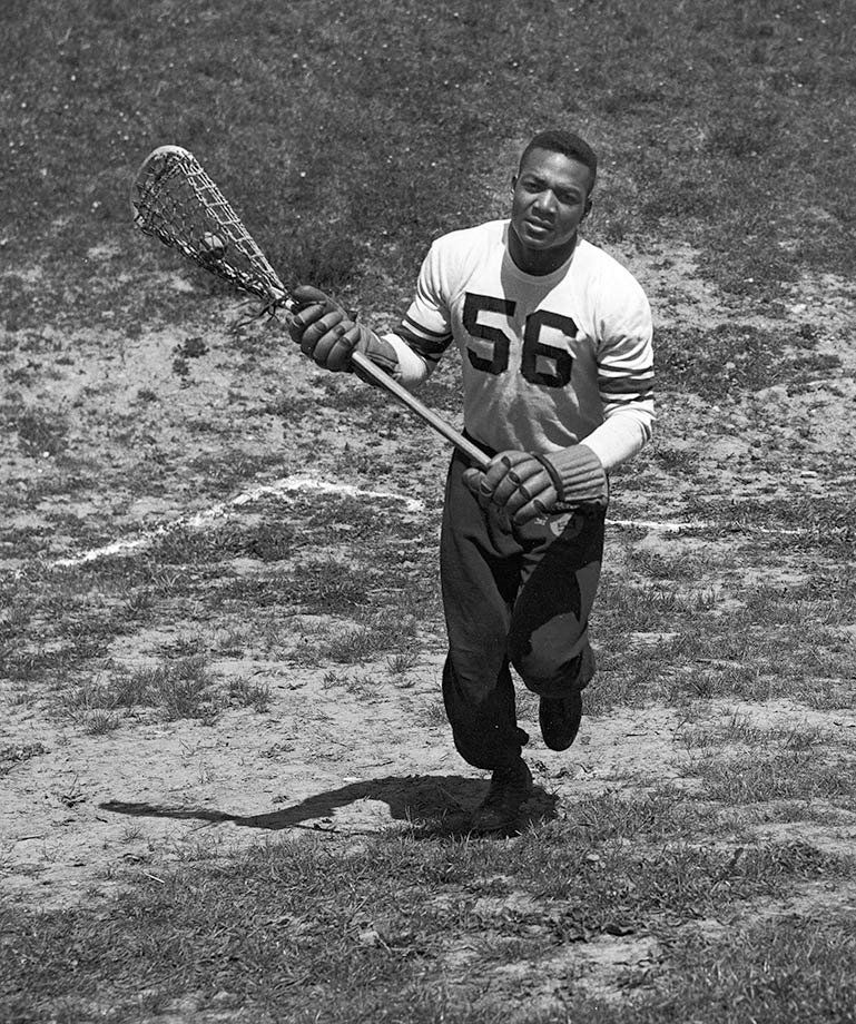 brown as a lacrosse player at syracuse university