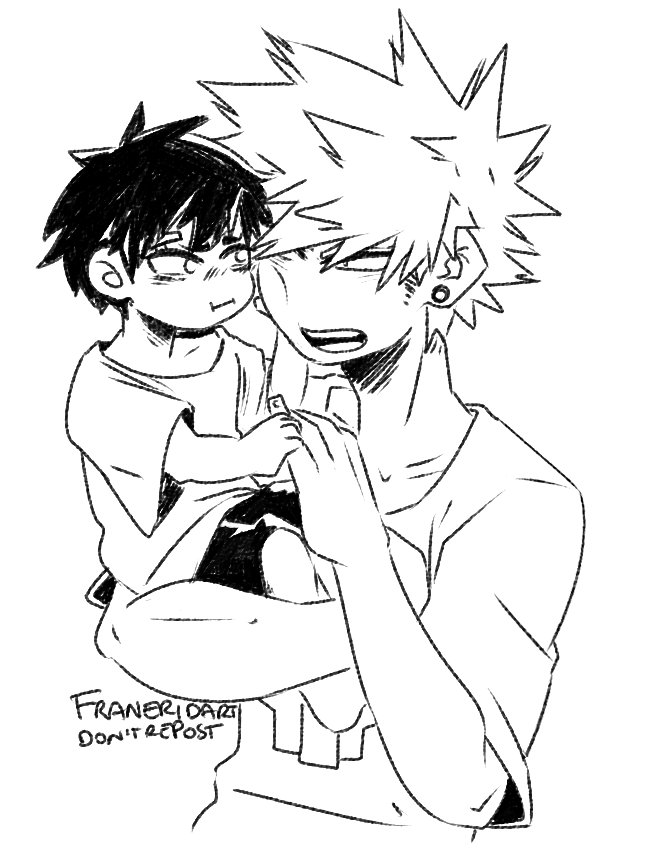 Baku+baby!Kiri for an ask on tumblr~? 