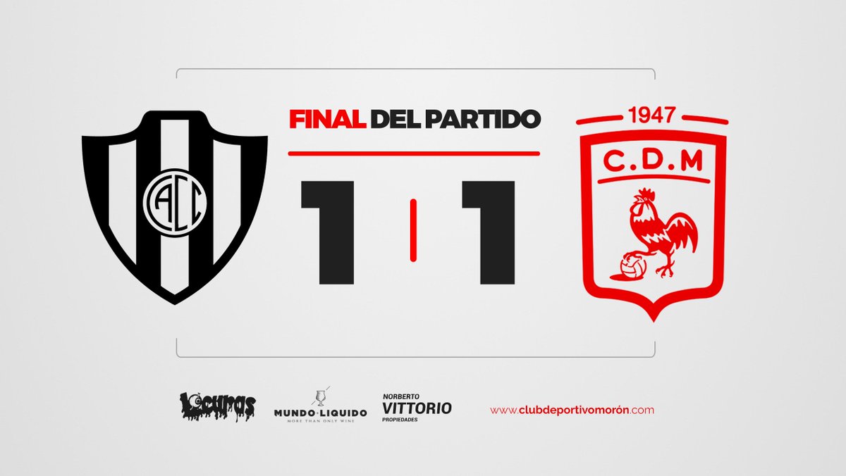 depmoronoficial's tweet photo. #CENXMOR Final en el Alfredo Terrara. #CentralCordobaSgo 1 - 1 #Morón https://t.co/2SZNu9D58j