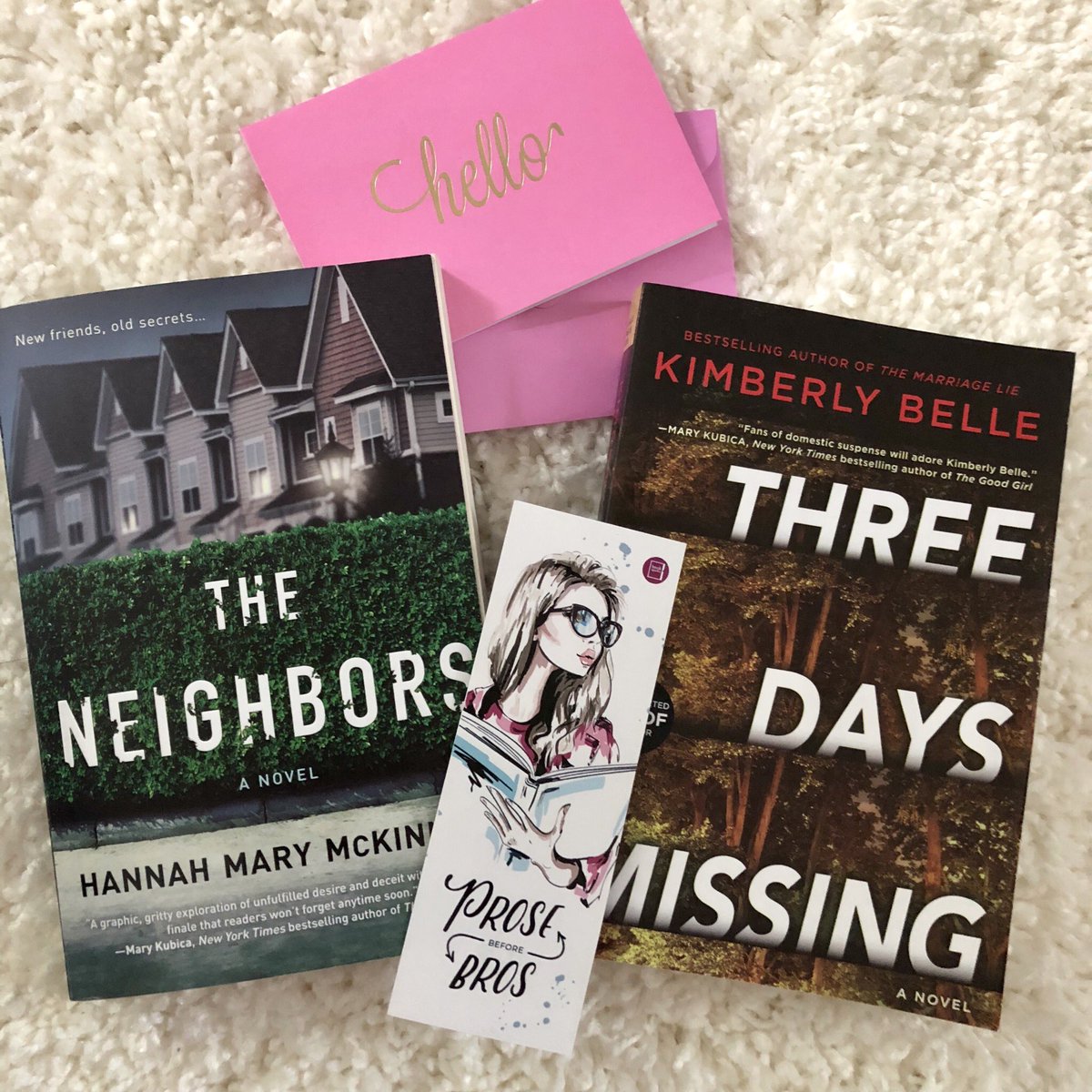 TdySimpleLife's tweet photo. A BIG Thank You to @BookSparks for the #Bookmail copies of #TheNeighbors and #ThreeDaysMissing ๐๐๐ https://t.co/bDM6XiKjwI