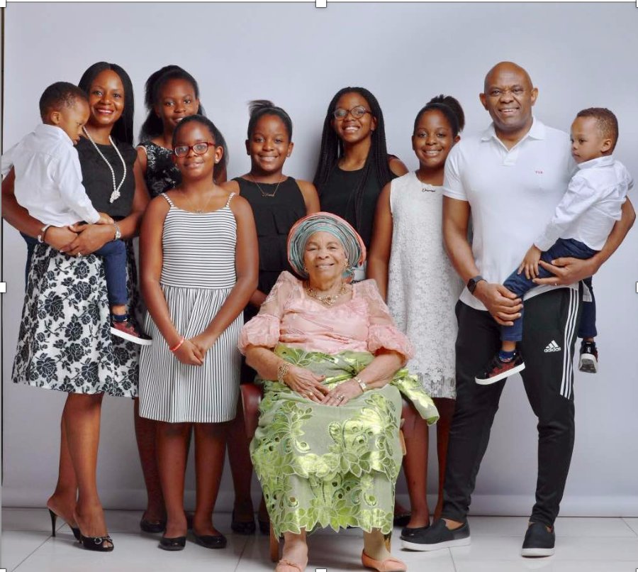 TonyOElumelu's tweet image. It was a great privilege to honour and celebrate our mother Chief Mrs S.N. Elumelu, on the occasion of her 90th birthday yesterday with our friends and well wishers. Mama is the foundation of who and what we are in business, as wives &amp;amp; husbands and as parents #SN90 #SNat90 #SNE90