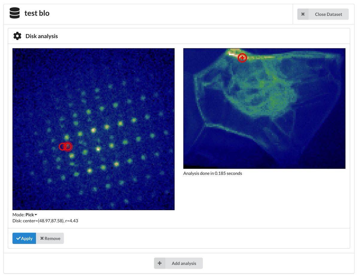 probonopd's tweet photo. The LiberTEM project develops an open software platform for pixelated/4D scanning transmission electron microscopy, and since #FrOSCon13 they offer an #AppImage for 🐧 #Linux https://t.co/Y9xSZzbUu5 https://t.co/vIdNye163P