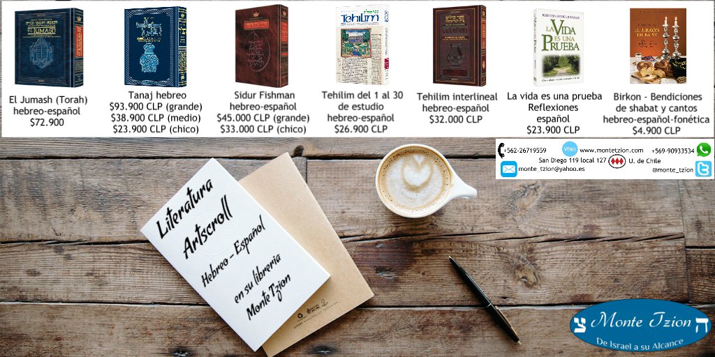 monte_tzion's tweet photo. #Judaica y #Libreria Monte Tzion, pone a su disposición literatura ArtScroll, en hebreo-español, excelente calidad en diseño y contenido, con una acusiosidad formidable. Libros que colocamos a su disposición. https://t.co/8kGV0I7rhb