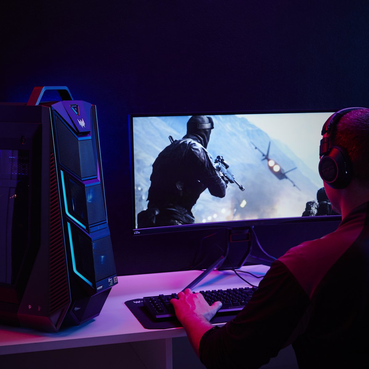 AcerANZ's tweet photo. No greater thrill than conquering enemies in 4K. #Predatorx34P https://t.co/TermXqQHUf