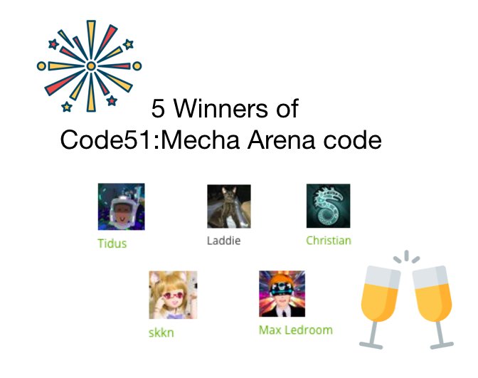 DeervrG's tweet photo. Here we announce the 5 winners of #Cod51:Mecha Arena PSVR&amp;Steam code giveaway! This account will send you a message to ask for your platform and area. Please be aware, we won't ask you to provide any personal information. #PSVR #Steam https://t.co/eBRyUKxrBH