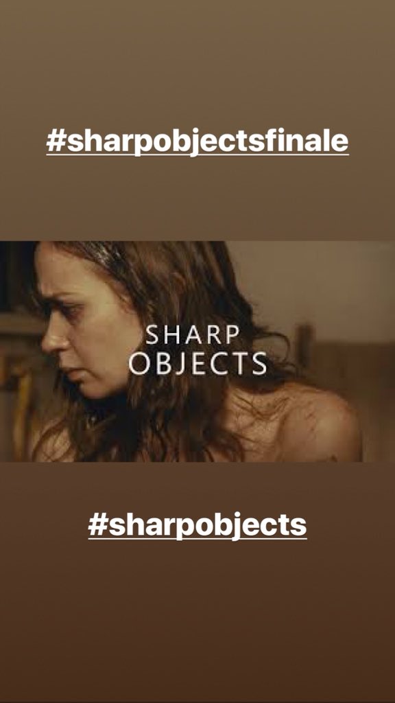 amilcarivan's tweet image. #SharpObjectsFinale #SharperObjects