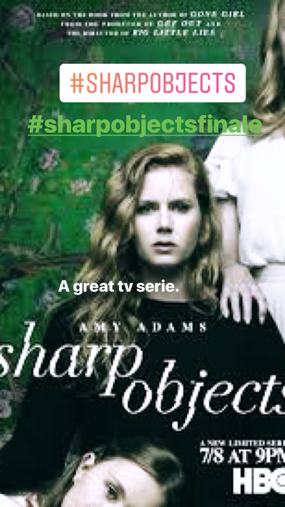 amilcarivan's tweet image. #SharpObjectsFinale #SharperObjects