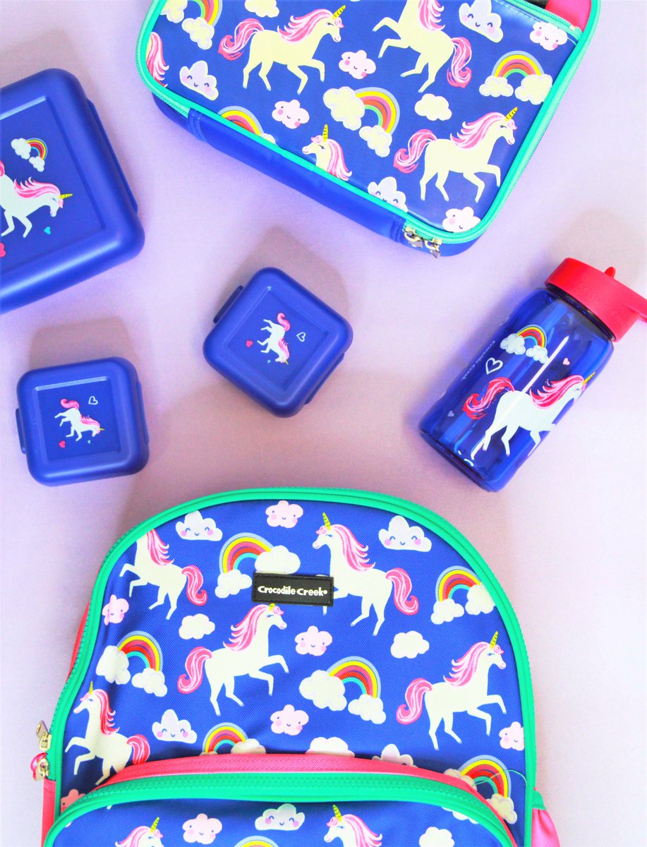 crocodile creek lunch box unicorn