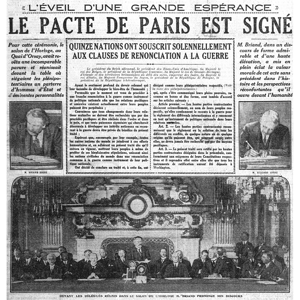 27 août 1928 : Pacte Briand-Kellog . Dlk7_UQWsAIzt7T