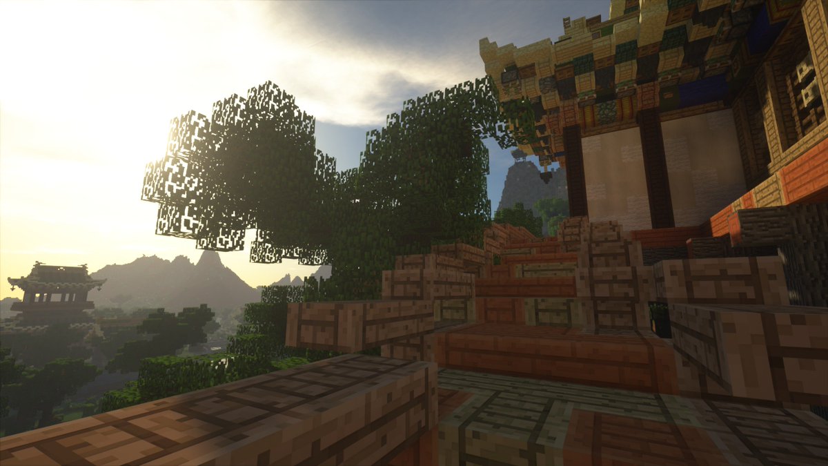 The main city we made for a server 😃
A beautiful China big Buddha hanging temple scenery！