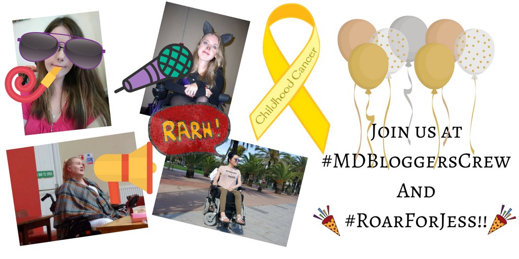 MDBloggersCrew's tweet photo. Join us ladies at #MDBloggersCrew @ambitioust2428 @kerrymThompson @Simplyemma2 & @claimesuk and #RoarForJess 🎉 Jess is an incredibly brave and fierce little girl who's been battling 'Boris' (aka #ChildhoodCancer for 7 long years and is now under #palliativecare. #bloggerpower https://t.co/J7QySBrqwF