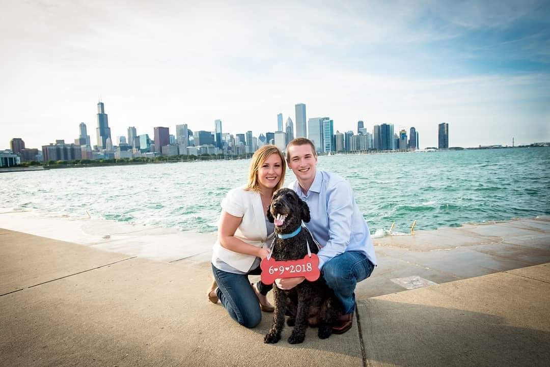 @twaphoto TWA Photographic Artists -  Let’s hear it for all the sloppy kisses and cuddles from our furry friends that brighten our couples' days. We ❤️ you!  #nationaldogday  - #petsatweddings #chicagoweddingphotographer #engagementphotos #chicagoengagement #engagementphoto