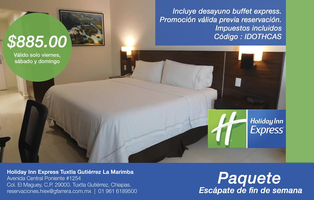 #Hotel <a href="/HolidayInn_Tux/">Holiday Inn Tuxtla</a> con gran promoción para tu próxima estancia en la capital de #Chiapas #TuxtlaGtz #vacaciones #vacations #mx