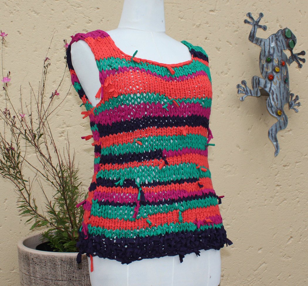 kennainafrica's tweet photo. Tank top , Vest top , Summer top , Textured Clothing , Wearable art , Chunky Knit , Ladies Tank , OOAK tank top , Spring fashionable top. https://t.co/bv6cv2wZys #Handmade #KennaInAfrica #Etsy #LadiesTank https://t.co/I88nq7FAv7