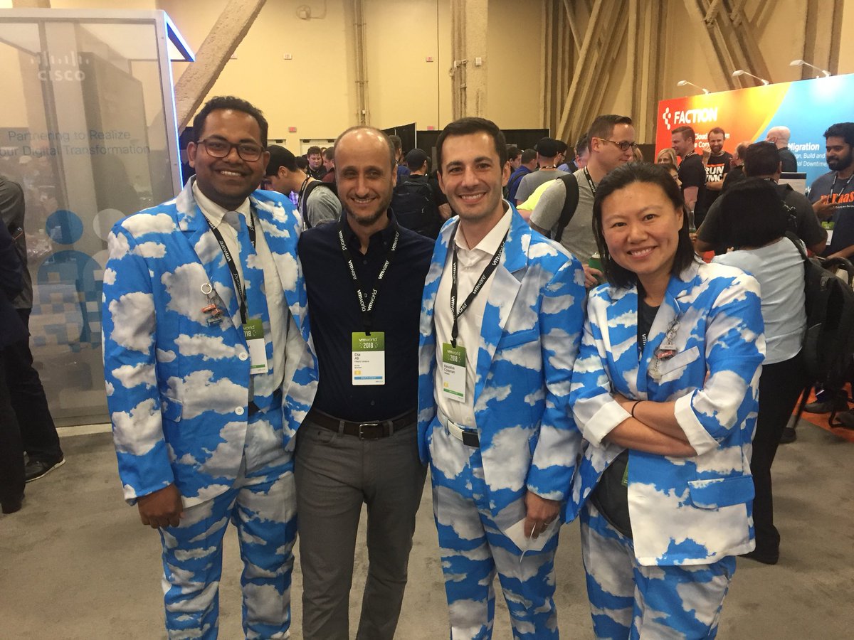 AskDiaAli's tweet photo. #ContainerSquad @cloudnativeapps @vmwarecode @VMworld cool outfit! https://t.co/GH8DzuFW8Y
