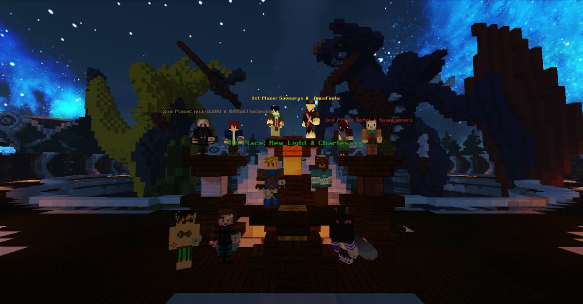 JourneyGamingMC's tweet photo. Congratulations to the winners of the Hoenn vs Sinnoh Cross-Server Tournament! https://t.co/WNaVL8pUsx