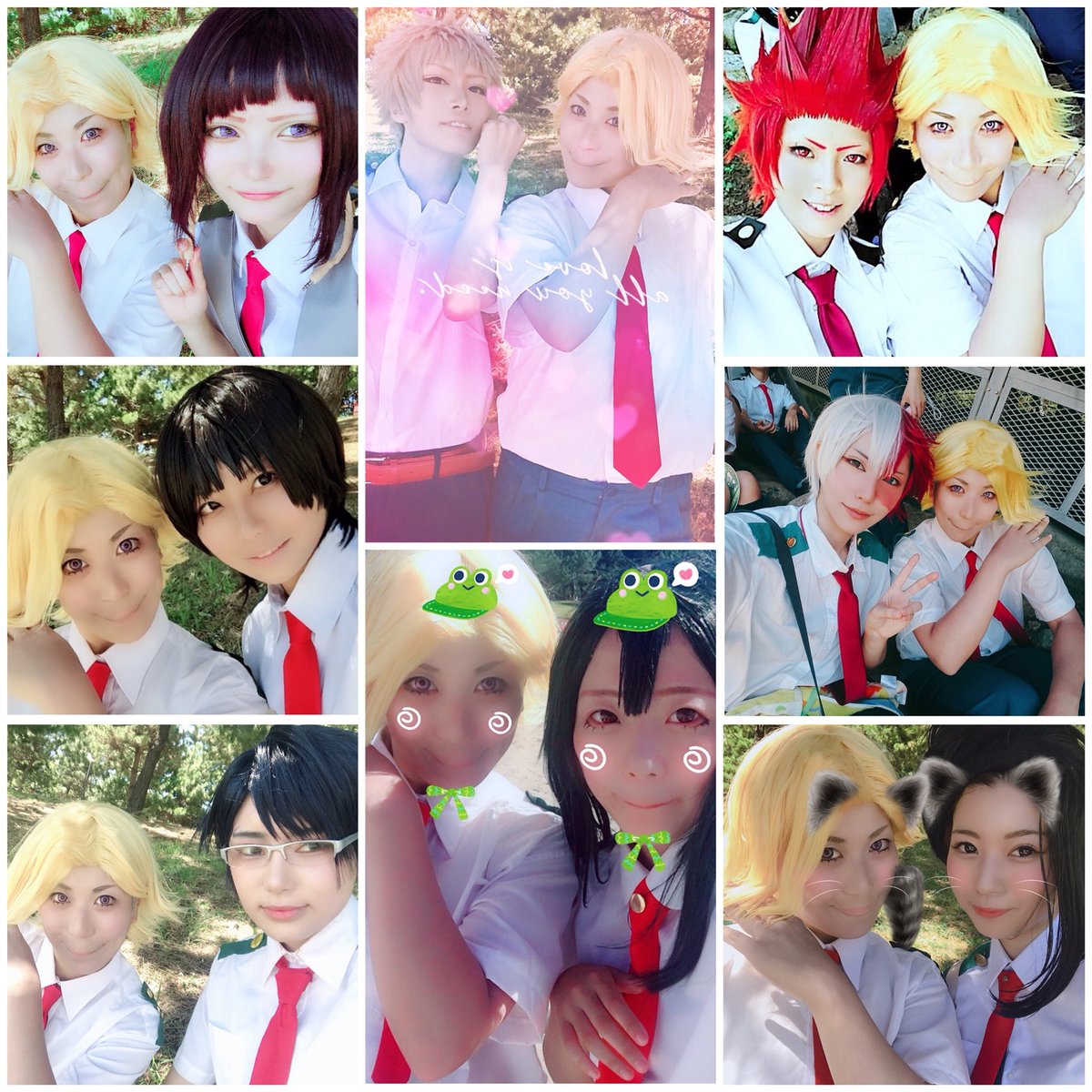 tamori2427's tweet photo. #0825青春雄英併せ 

遅報☆土曜日に久々の青山くんでヒロアカ併せに参加してきました〜(⑅˃◡˂⑅)
キラメキ頑張ったし、ネビルレーザー飛びも頑張ったよwww
昨日から膝の上が筋肉痛だよ！まだ痛いよ！www
みんな可愛くて楽しんだ証拠だね(●´ϖ`●)
ありがとうございました☆ https://t.co/Y1w9EeBiyy