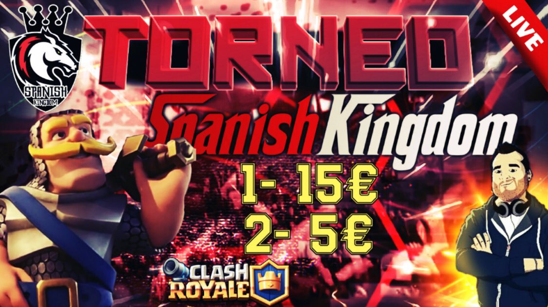 Tenemos fecha y hora para el torneo organizado por <a href="/KingdomSpanish/">Spanish Kingdom</a> 
que será casteado en directo x @angelrc53 

- 📆 Miércoles 29 de Agosto
- 🕤 21:30 H
- 📺 @angelrc53 
- 🎨 @Flayorn 

Organizado por Spanish Kingdom y con la colaboración de un servidor.

Inscripciones al MD
