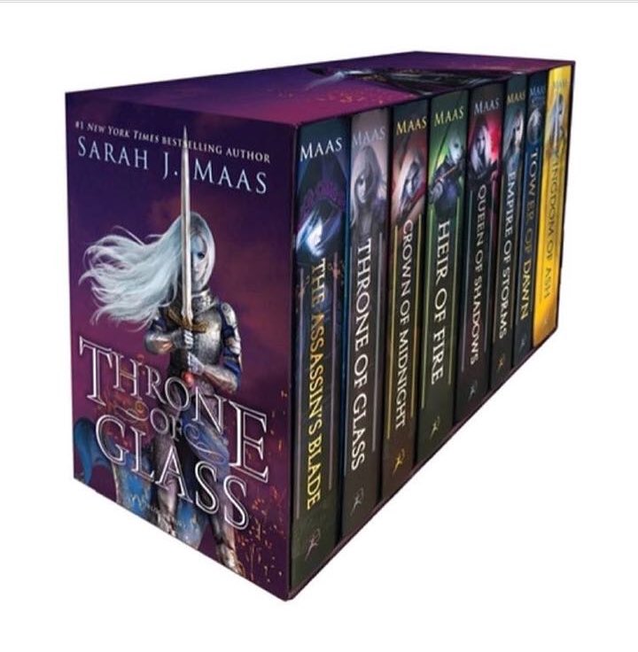 YA Buzz π (@yabuzz2) on Twitter photo The #ThroneOfGlass boxed set has finally been announced, and it will be avaiable for purchase on November 6, 2018!
#YAFantasy #boxedset #hardcover #books #reading #collection The #ThroneOfGlass boxed set has finally been announced, and it will be avaiable for purchase on November 6, 2018!
#YAFantasy #boxedset #hardcover #books #reading #collection