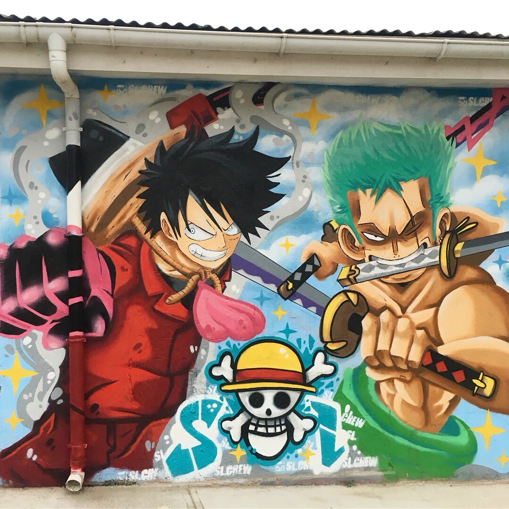ztatik1's tweet photo. Último trabajo realizado con mi grupo #slcrew #animegraff #monkydluffy #luffy #zoro #roronoazoro #nakamas #anime #manga #onepiece #graffiti #graffitichileno #graffitiart #animegraff #graffitiworld #graffitilife #nakamas #mtn94 https://t.co/Uvac8r5ex7