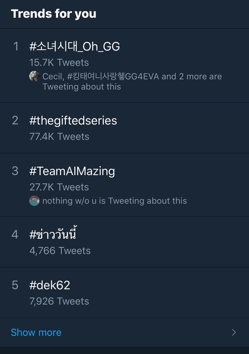 serenitynyf's tweet photo. #소녀시대_Oh_GG ติดเทรนด์อันดับ1 ของบ้านเราแล้ว !! https://t.co/iXzYxZ981d