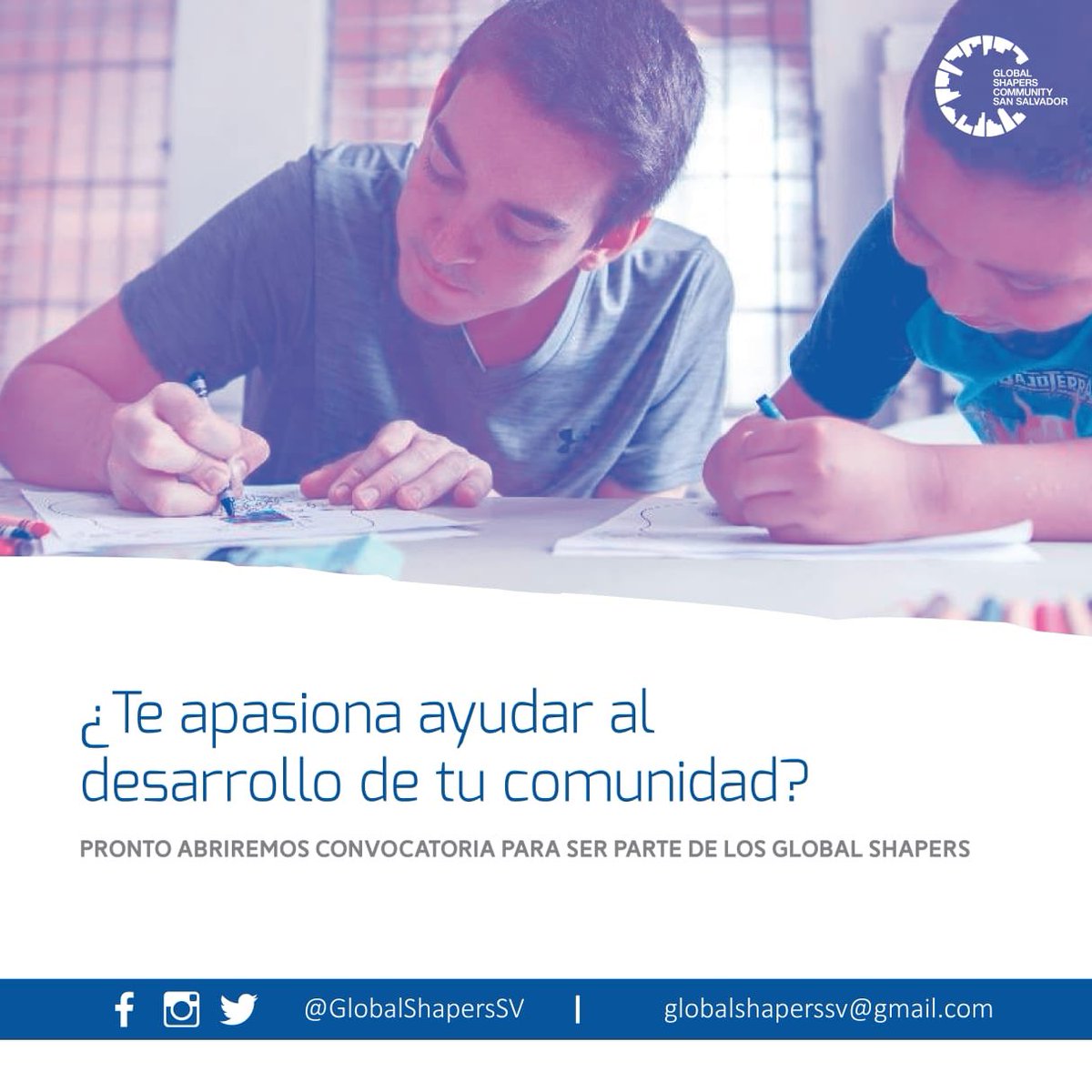 GlobalShapersSV's tweet photo. ¡Pendientes porque pronto abriremos nuestro proceso de convocatoria para ser parte del Hub de San Salvador! #ShapingTime https://t.co/brgdmQ8FO8