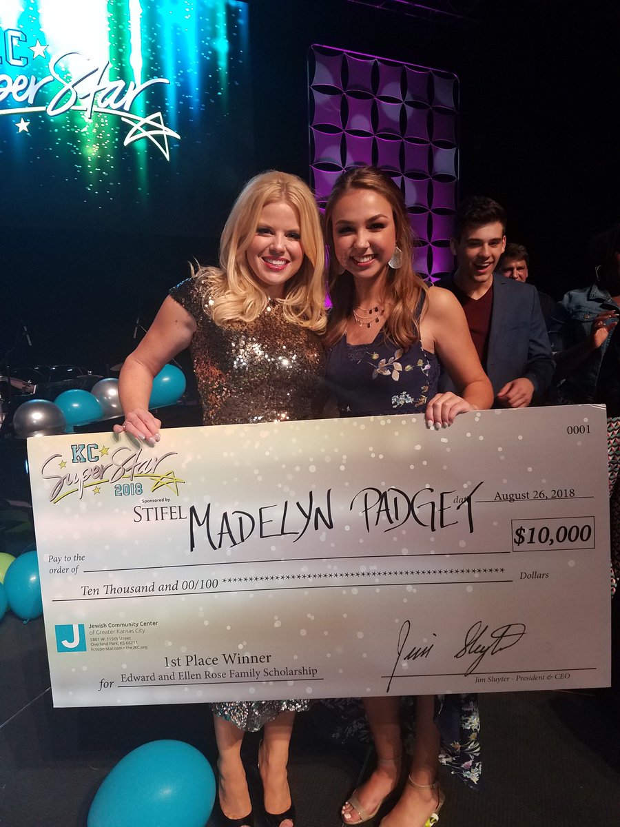 TheJ_KansasCity's tweet photo. Madelyn Padget is the winner of KC SuperStar 2018!!! #KCSUPERSTAR #KCSS2018 https://t.co/x6nSGGxq76