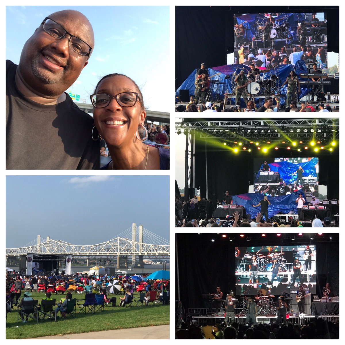 GTigers22's tweet photo. Great date night yesterday @ #Louisville #FunkFest18 . #DougEFresh and #BellBivDeVoe both rocked the show! See you next year! #BBD #NE #Kentucky https://t.co/WwzCF6giga