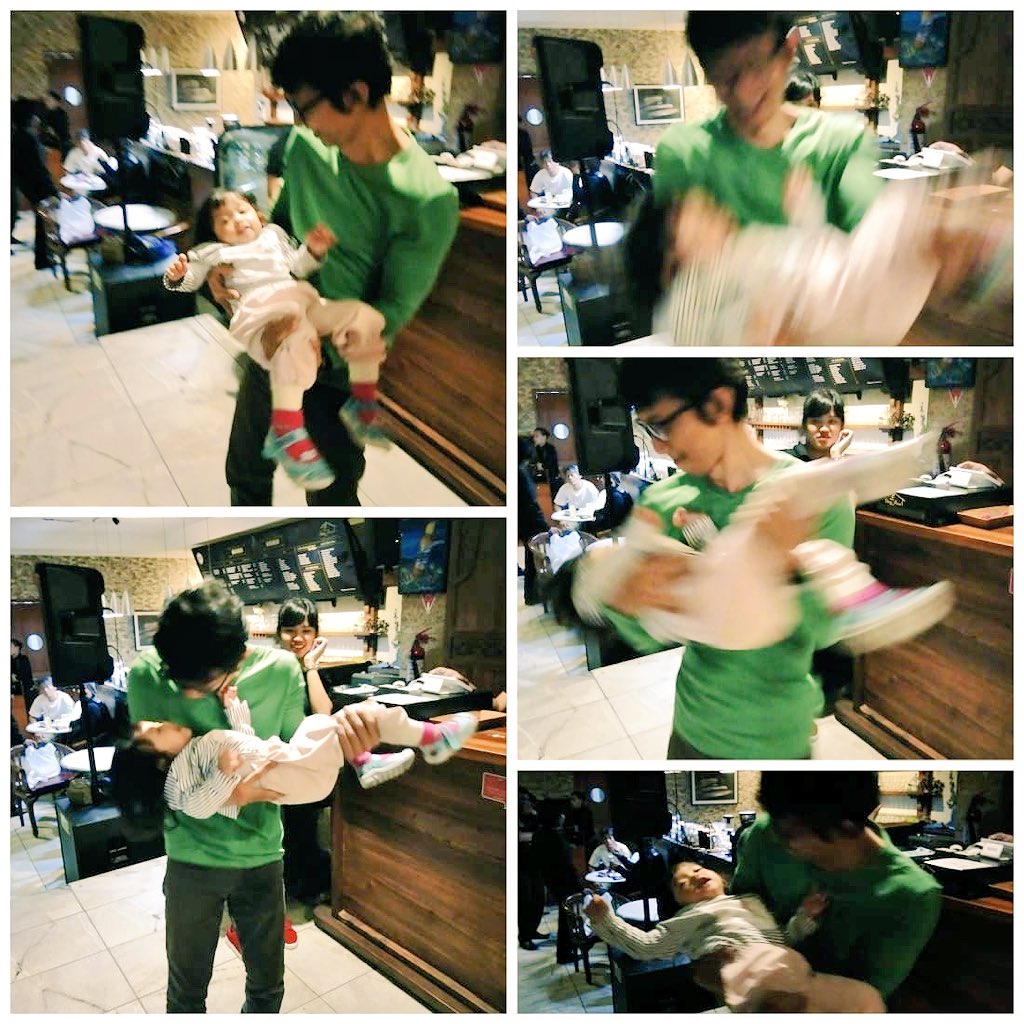 Anaknya Om <a href="/De_Stael/">Rizal Bayu Prasadha</a> pasrah aja klo gw gendong sambil diayun-ayun jungkir balik 😁