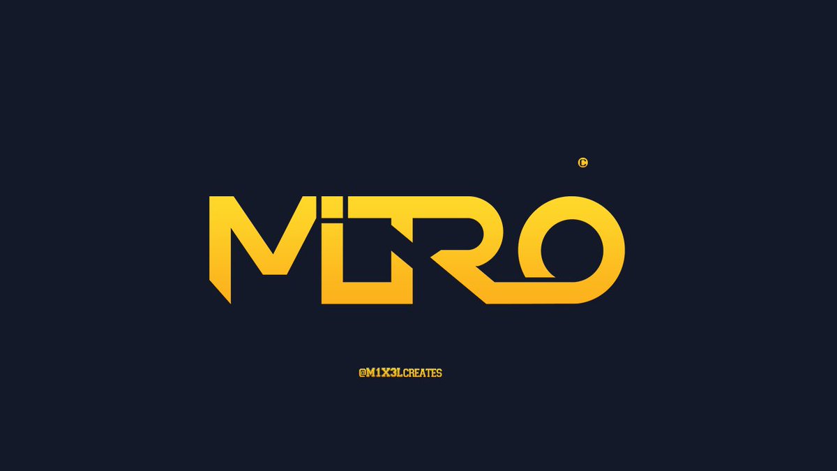 Logo Text (Micro) $

For: @CreatesMicro 

Boceto : <a href="/3Grph1cs/">Mixel</a> 

Todo tipo de apoyo es apreciado :3