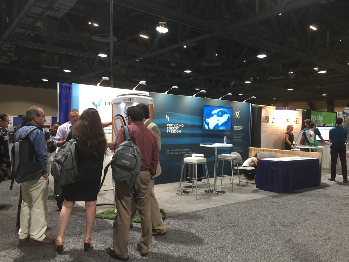 TritiumCharging's tweet photo. Thank you to everyone who visited the #Tritium stand at #Electrification2018 in California. https://t.co/SoZaNAlBK1