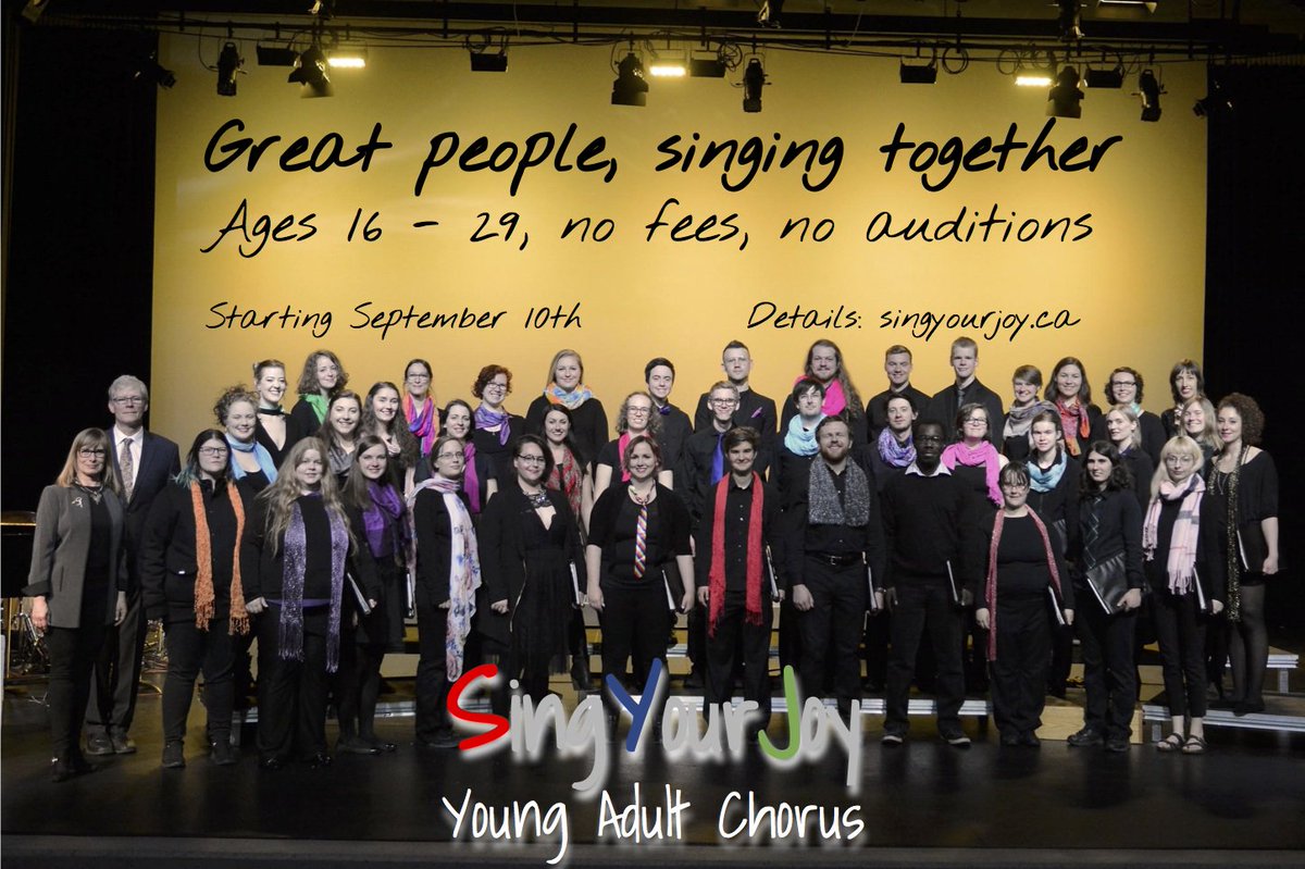 Out #fringing today - ran into several alumni &amp; current <a href="/SingYourJoy/">SingYourJoy Chorus</a> singers... Looking forward to getting back to #rehearsals Sept. 10!
There's room for you too :-)
singyourjoy.ca/join-now/