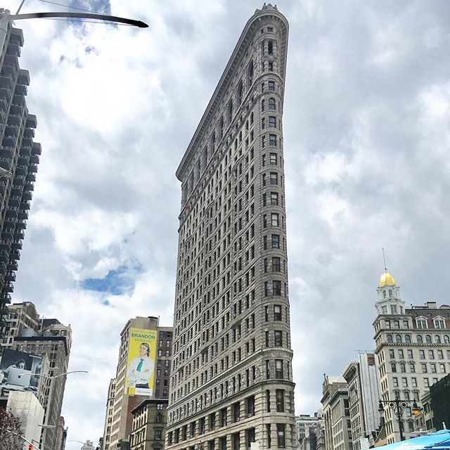 Flatiron building in New York City.