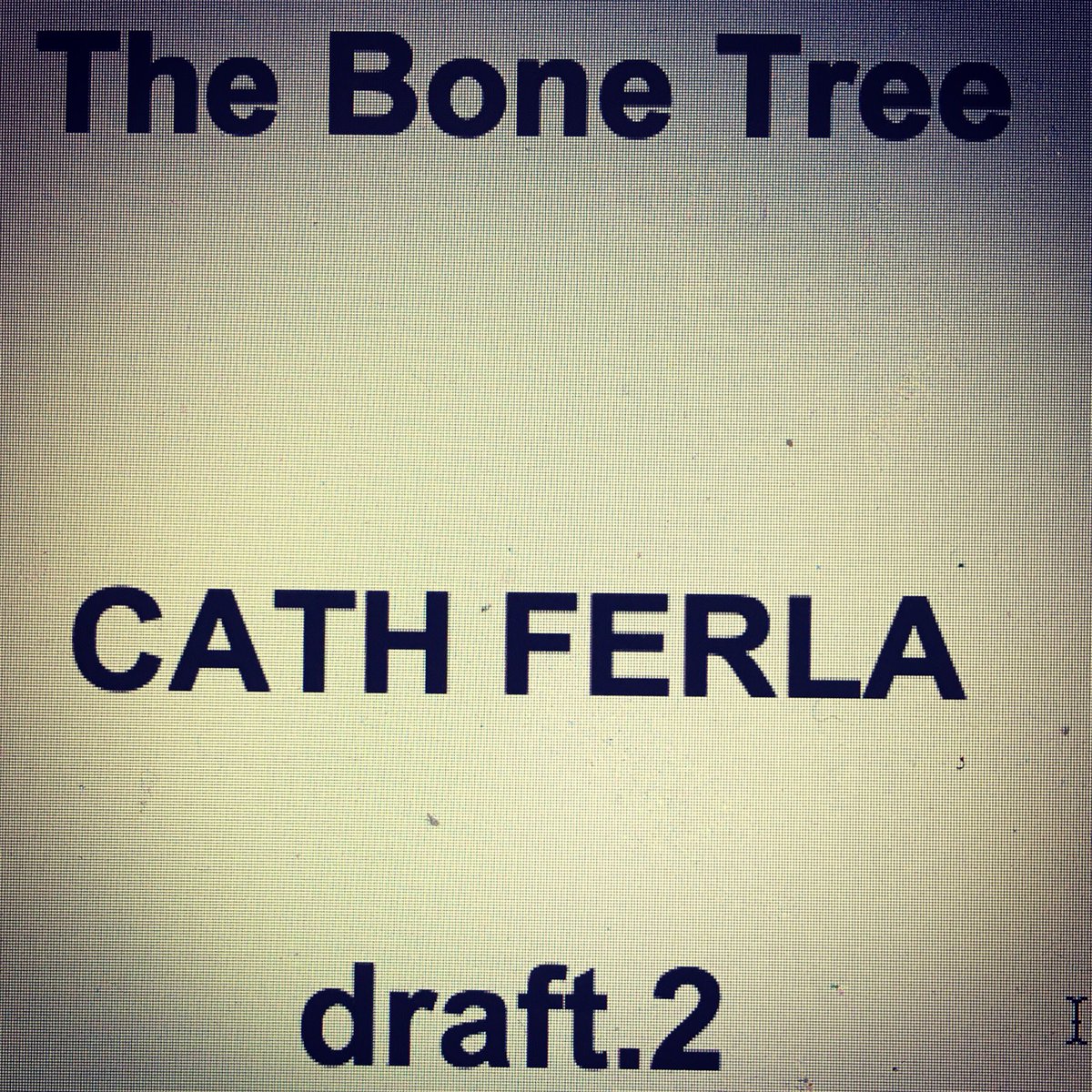 More work to be done but second draft submitted. #amwriting #australianwriters #thebonetree #crimewriting #fiction