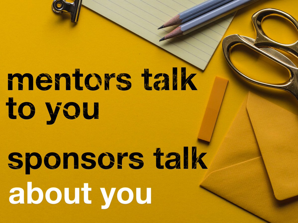 flmaclean's tweet photo. Mentoring is great, sponsorship is even better. High potential women are over-mentored and under-sponsored, so start talking about how great they are when they aren’t in the room &amp; when decisions are made!
#womeninSTEM #genderequity @WomenSciAUST #SuperstarsofSTEM https://t.co/yAqd8161Il