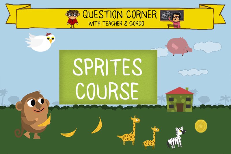 CodeMonkeyMY's tweet image. [Draw Your Own Sprites Course]

Sprites can be anything that you see in the game. For example, sprites can be characters, objects, texts, etc. In CodeMonkey, students learn how to create their own sprites in the Draw Your Own Sprites course. #PlayCodeMonkey