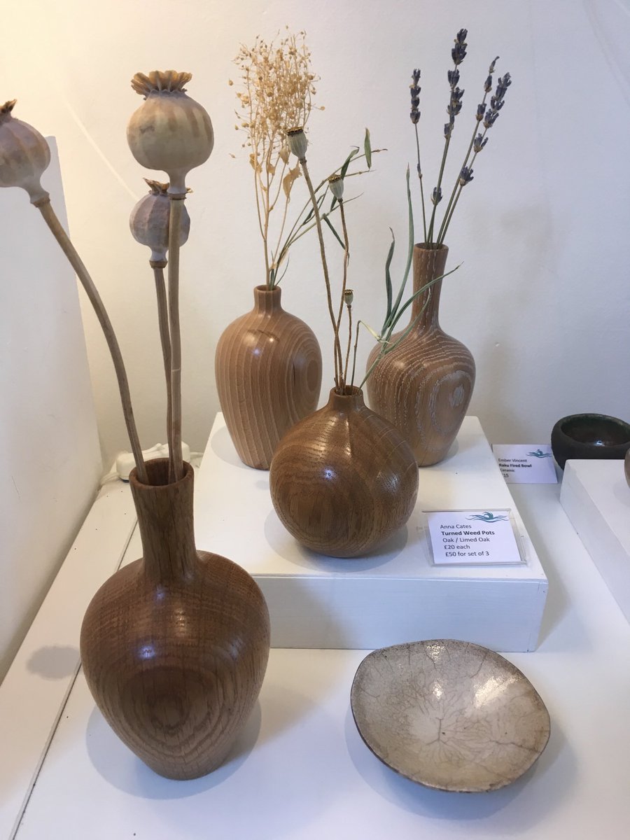 Shoreham Art Gallery On Twitter Wonderful Turned Wooden Vases